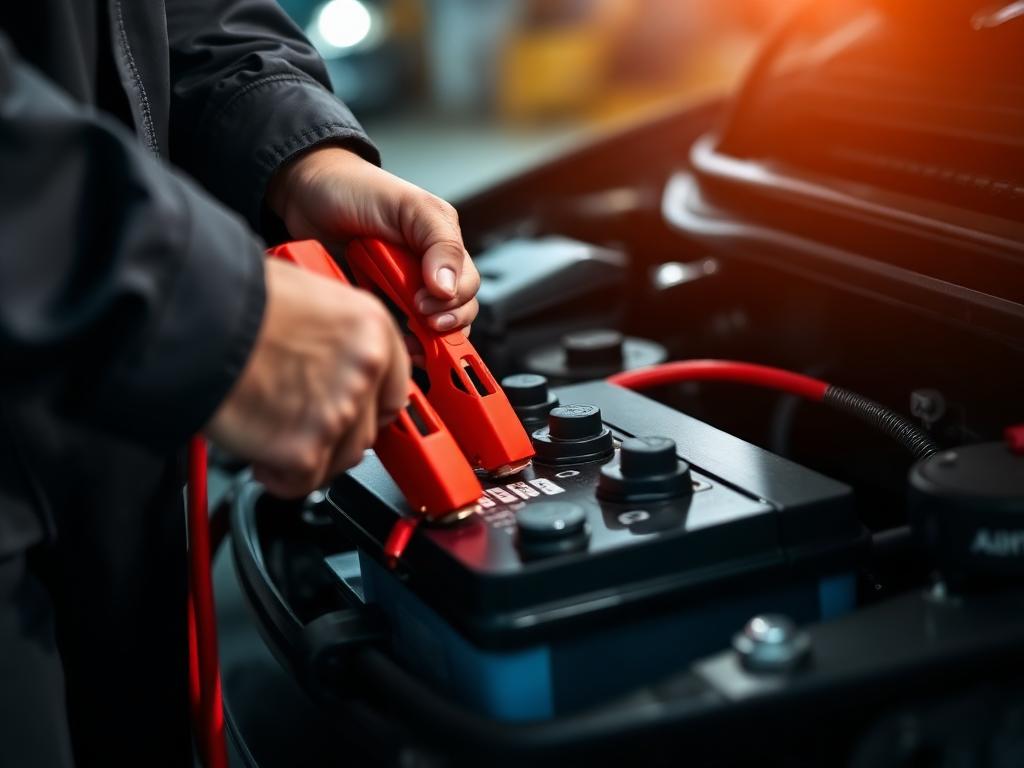Battery jump start service